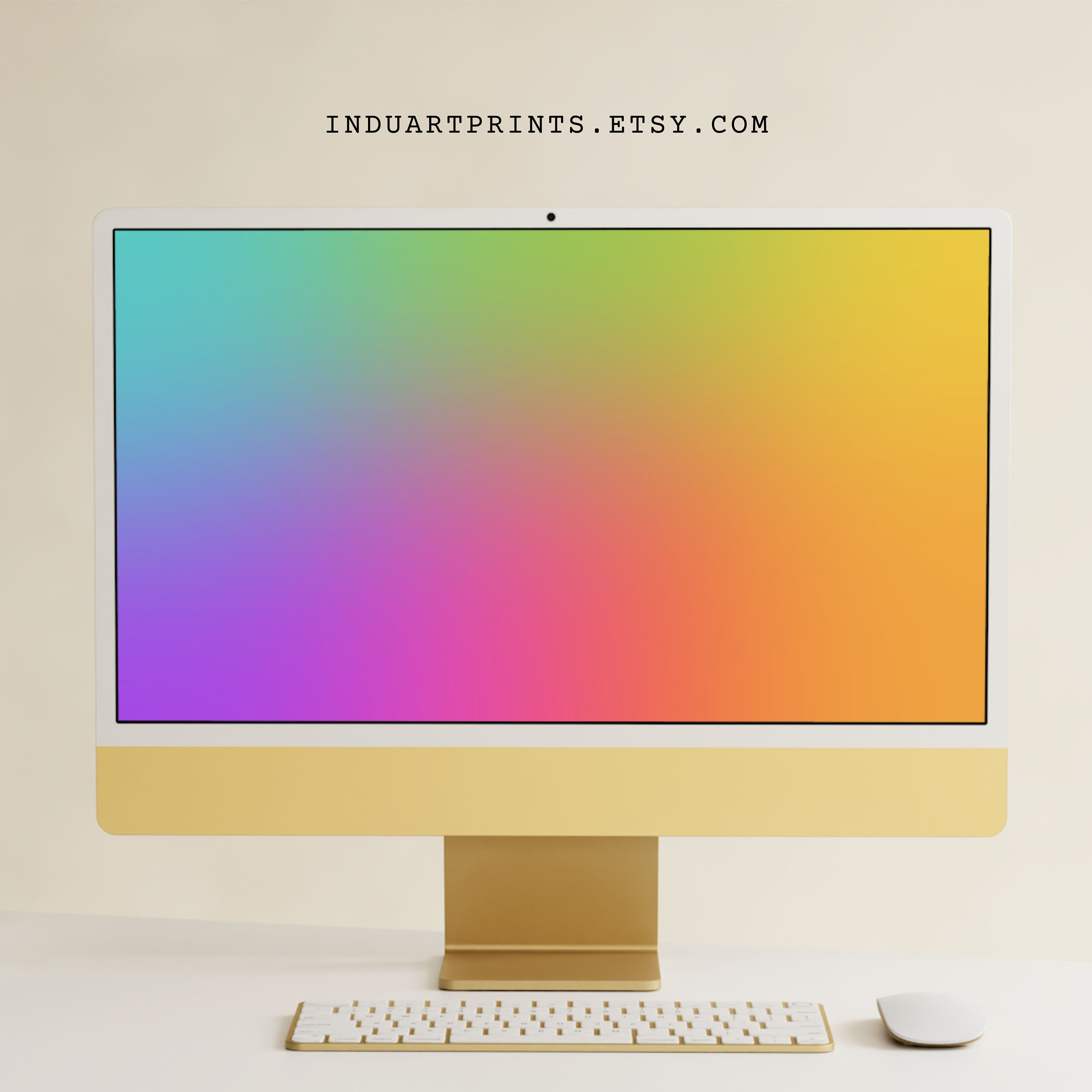 Rainbow Gradient Desktop Wallpaper, Colorful Backgrounds, Mac Windows ...
