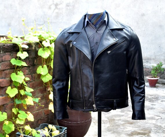 Leather Jacket Thickness 1.4mm YKK Zip 