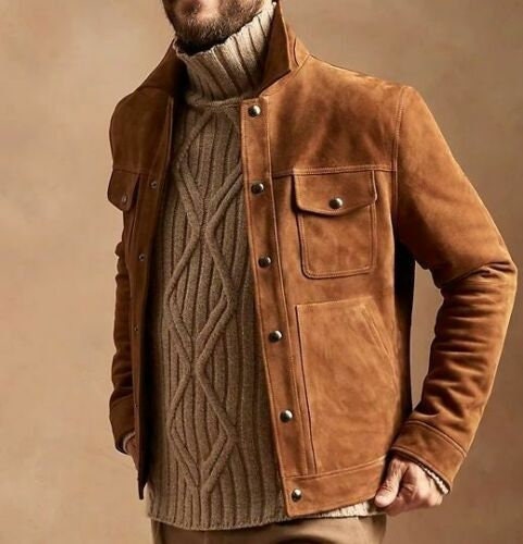 Sheep Suede Jacket - Etsy