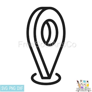 Motiv: Anstecknadel Landkarte Pin svg. Map Point Marker. Fundorten Pin. Geographie. Landkarte Icon. Landkarte Pin Silhouette. Schnittdatei. svg png dxf