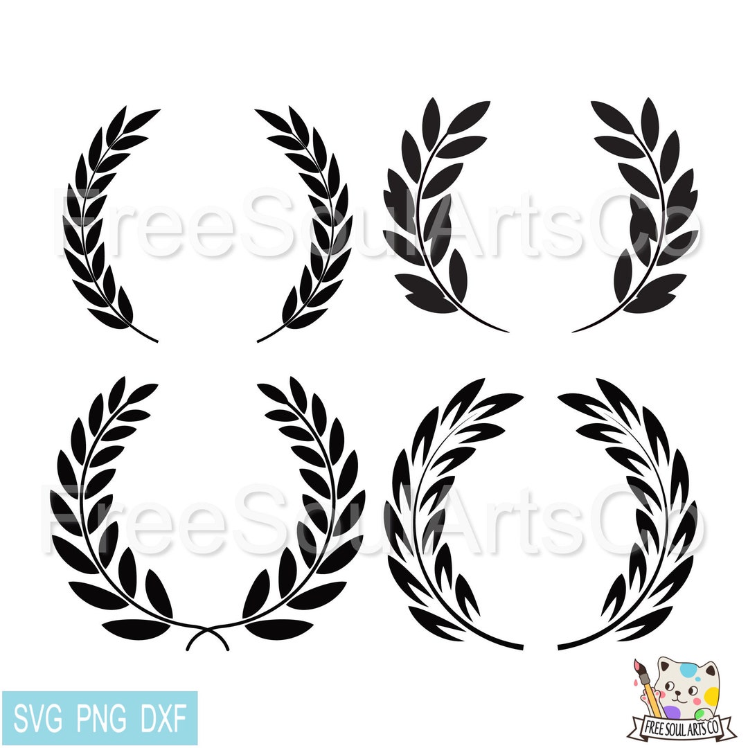 Wreath Svg. Laurel Wreath Svg Bundle. Floral Wreath Svg. Wreath ...