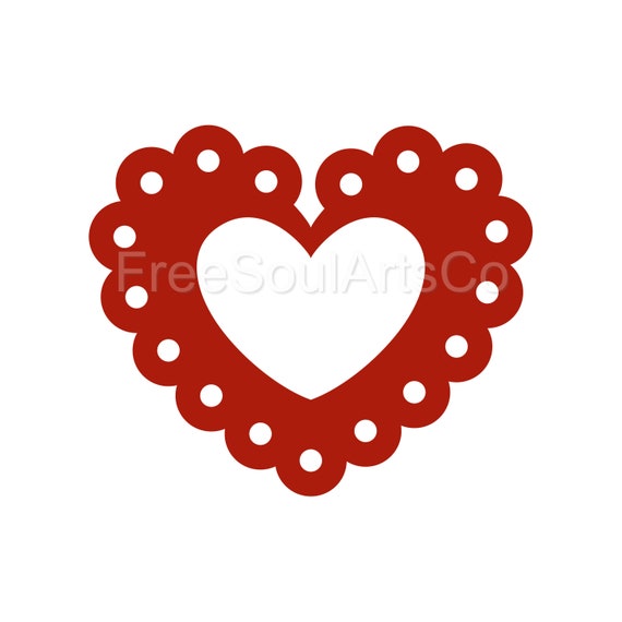 Valentine's Day Hearts, Romantic Victorian Clip Art, CUT & PEEL STICKER  SHEET