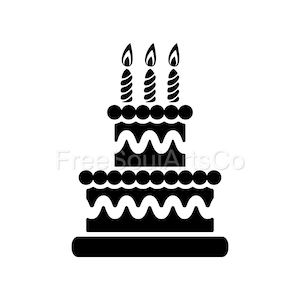 Cake Svg. Birthday Cake Svg. Happy Birthday Party Cake Svg. Bakery. Cake Silhouette. Cake Clipart. Cut file. svg png jpg dxf #fsp178