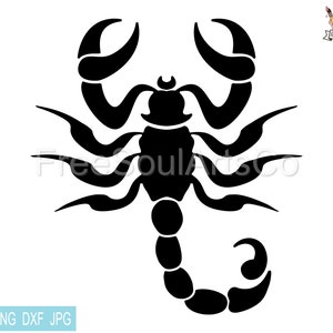 Scorpion Svg. Insect Svg. Scorpio Svg. Scorpion Png Clipart. Scorpion Silhouette. Cut file. svg png dxf jpg
