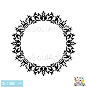 Frame Svg. Ornamental Frame Svg. Baroque Frame Svg. Picture Frame Svg. Decorative Frame Svg. Cut file. svg png dxf