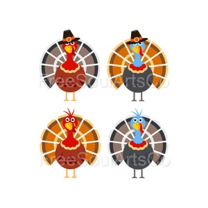Turquia PNG. Pacote PNG de Turquia de Ação de Graças. Feliz Dia de Ação de Graças SVG. Turquia Png Clipart. Turquia engraçada. Chapéu. Estampa de animal. png