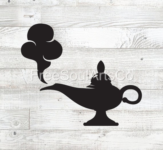 Oil Lamp Svg Lamp Svg Genie Lamp Svg Aladdin Lamp Svg Etsy