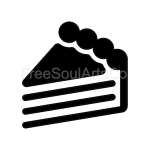 Torta Svg. Fetta di torta svg. Panetteria. Dessert. Dolci. Silhouette della torta. Clipart per torte. Taglia file. svg png jpg dxf