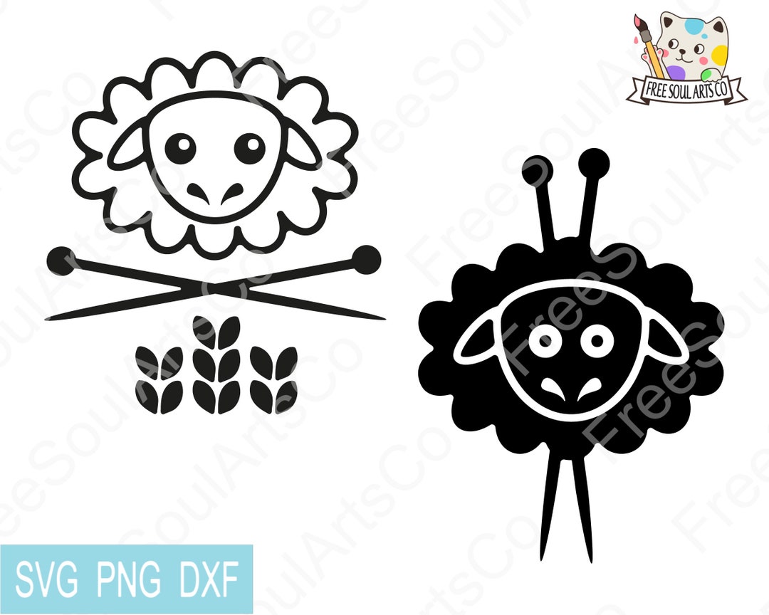 Sheep Svg. Wool Yarn Svg. Knitting Svg. Crochet Svg. Sheep Wool Yarn ...