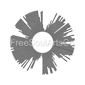 Sound Wave Circle Svg. Muziek Svg. Voice Wave Svg. Radial Equalizer. Geluidsgolf frequentie audio-opname clipart. Knip het bestand. SVG PNG DXF jpg