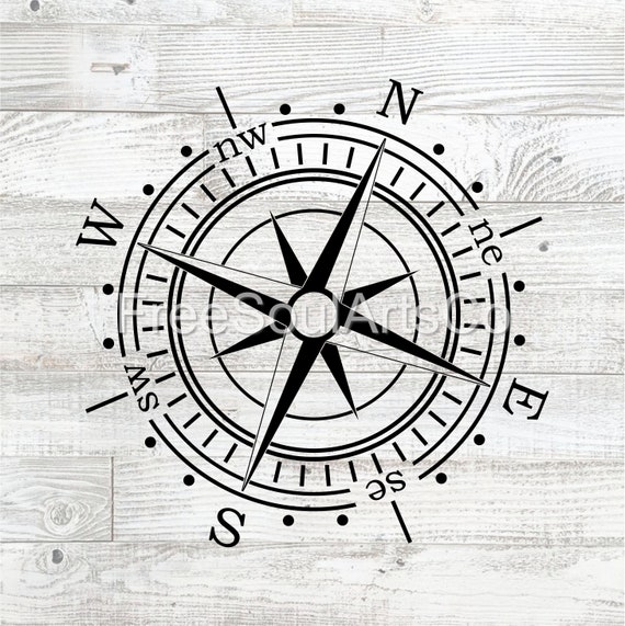 Buy Nautical Compass SVG Compass Clipart Compass Cut File for Online in  India 