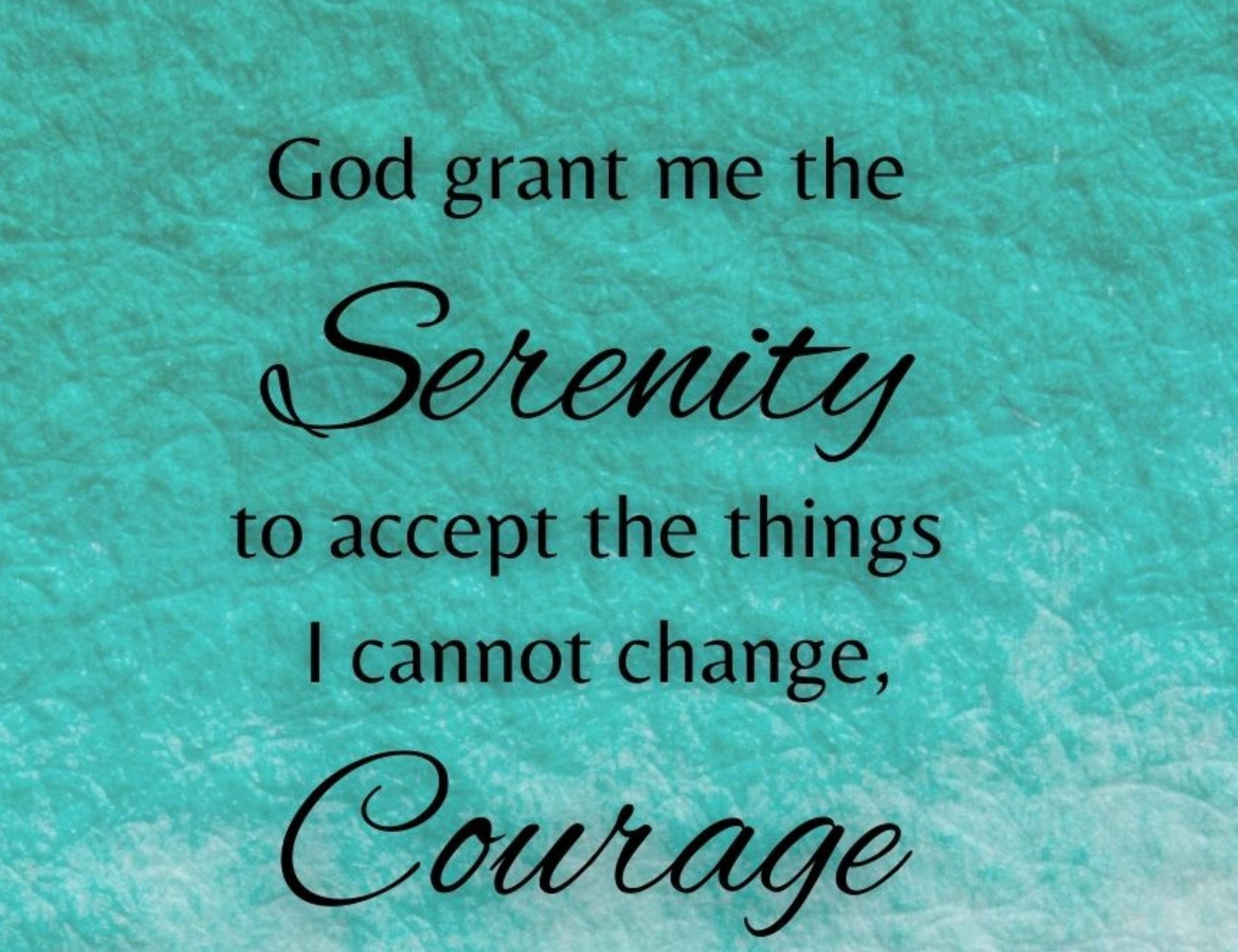 Serenity Prayer, God Grant Me the Serenity, Wall Art, Printable Prayer