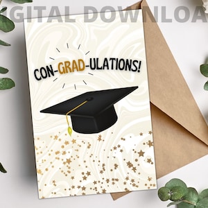 Graduation Greeting Card, Congratulations on Your Graduation, Graduation Card, Funny Graduation Card