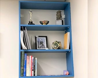 Wall Mounted Bookcase: Customizable Wooden Bookshelf, Multi-Purpose Shelf