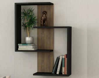 Small wall bookcase discount