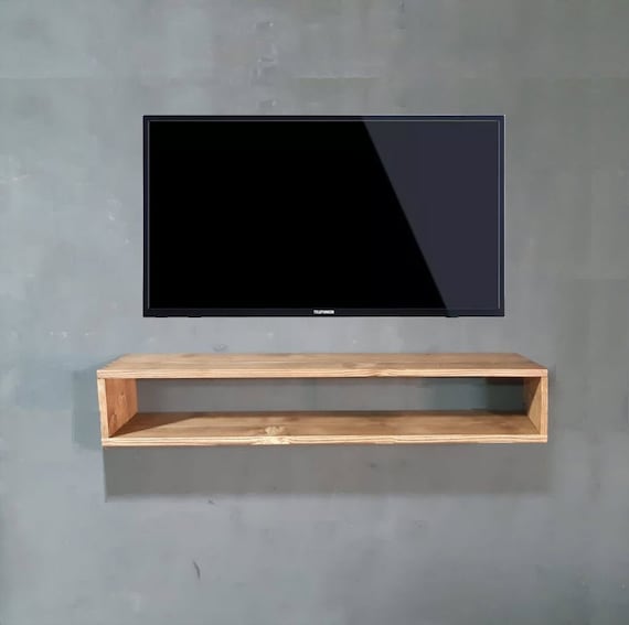 Mueble flotante para TV Mueble para TV Mueble para TV Unidades de pared  para sala de estar Soporte para TV Gabinete montado en la pared Consola