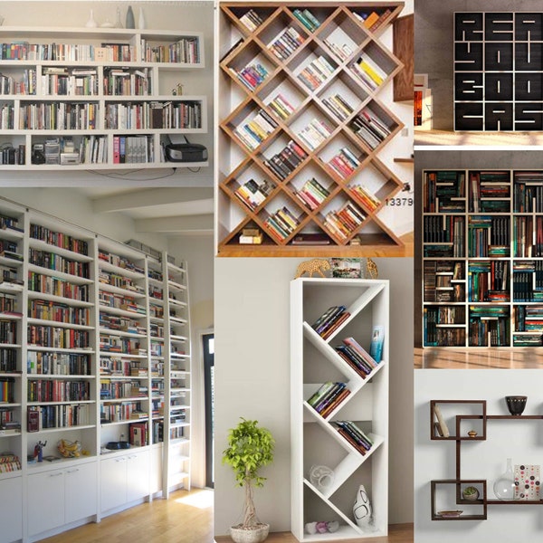 Custom Book Racks Custom Bookcase - Etsy