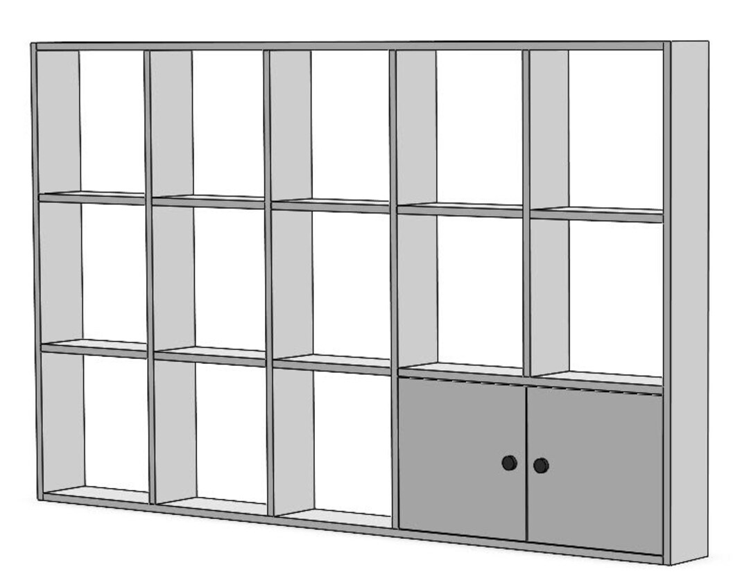 Wooden Custom Bookcase Decorative Shelving Unit Multipurpose Stuff