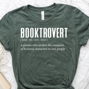 Booktrovert T-shirt, Definition Shirts, Nerd Tshirt, Bookish Shirts, Teacher Tshirt, Librarian Shirt, Book Nerd Shirt,Library Lover,Bookworm