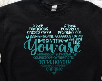 You Are Shirt, Self Love Shirt, Self Care Shirt, Motivational shirt, Love Yourself Tee, Love Shirt, Therapist Tee, Psychologist Shirt