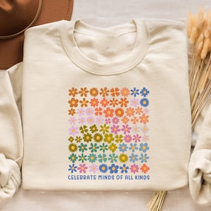 Celebrate Minds of All Kinds Shirt, Neurodiversity Shirt, Autism Awareness Shirt, Neurodivergent Shirt, ADHD Shirt,Special Education Teacher