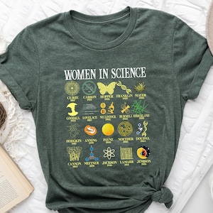 Women in science - scientist t shirt