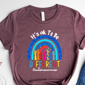 Es ist in Ordnung, anders zu sein Shirt, Autismus Kinder Shirt, Autismus Kleinkind Shirt, einzigartig sein Shirt, Autismus Bewusstsein, Autismus Unterstützung T-Shirt, Autismus Shirt