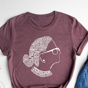 RBG Shirt For Feminists, Pro Choice Shirt, Shirt Gift Idea For Feminists, Women&#39;s Rights Shirt, Roe V Wade Shirt, Political Or Protest Shirt