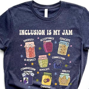 Camiseta "Inclusión es mi pasión", camiseta para maestro de educación especial, regalo para maestro de autismo, camiseta para asistente social, camiseta para regalo para asistente social