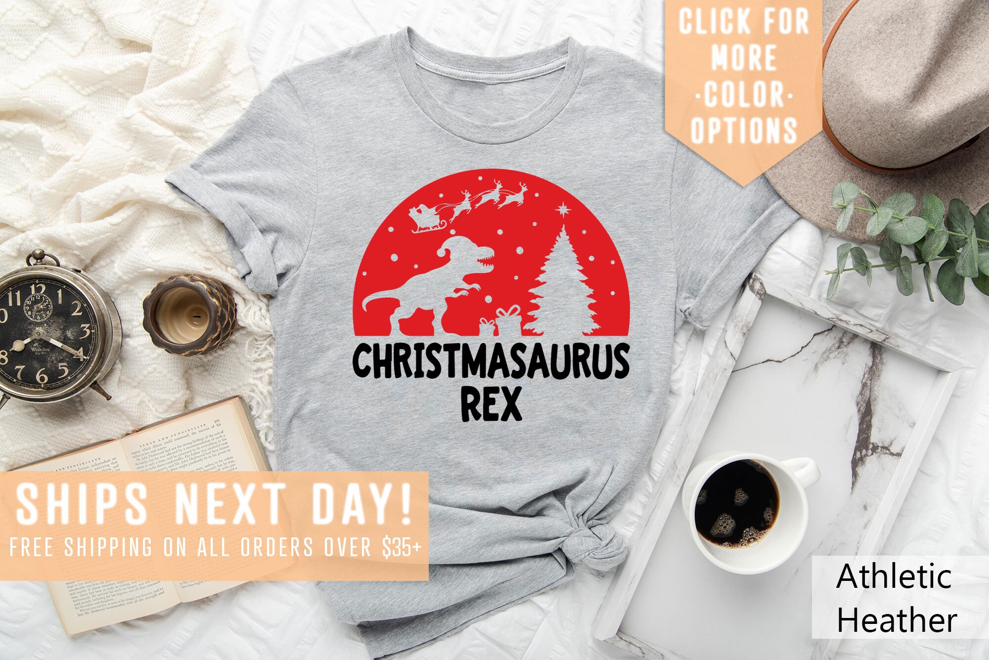 Discover Christmasaurus Rex Shirt Gift For Christmas Kids, Dinosaur Lover Kids Gift Shirt, Funny Christmas Tee, Dinosaur Sweatshirt, Santa Hat Hoodie