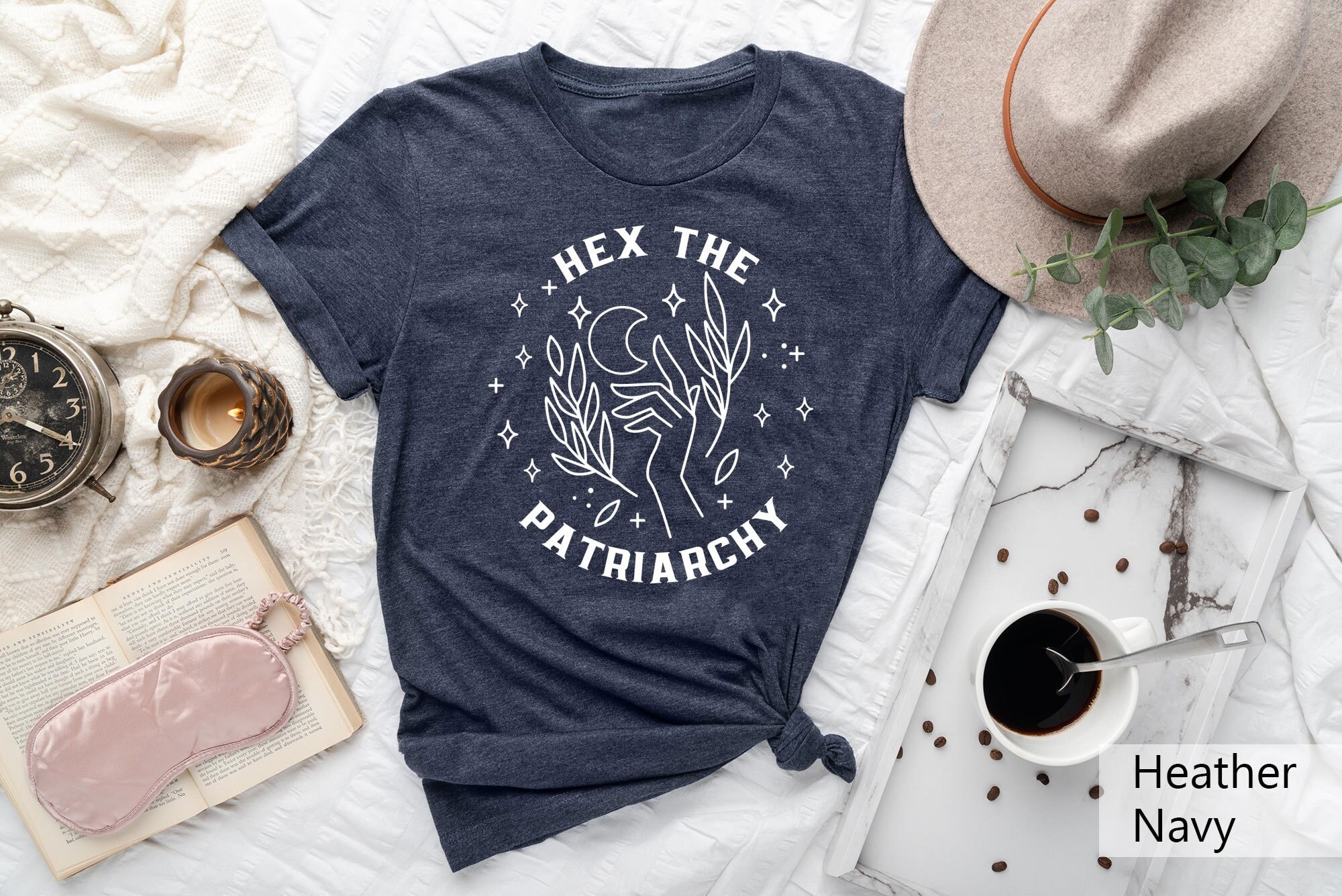 Hex The Patriarchy Shirt Halloween Gift For Feminists,Mystical Activist Tshirt,Smash The Patriarchy Tee,Witch Aesthetic Tee,Witchcraft Cloth