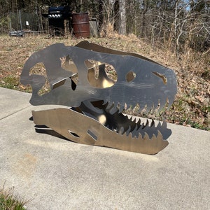 CUT FILES for T-REX Tyrannosaurus Rex Aluminum Metal Skull Sculture Art