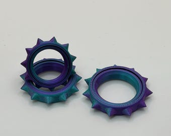 Zintuiglijke spinnerring met spikes, pijnstimulator (paar)