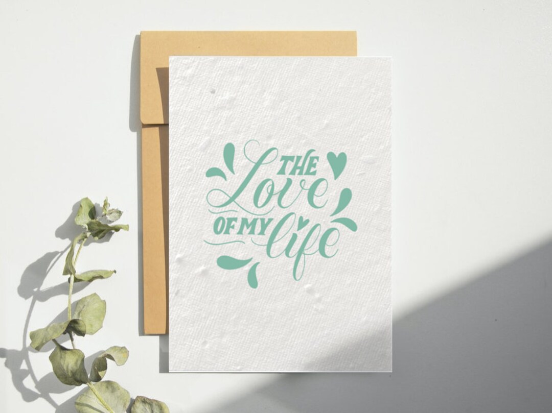The Love of My Life Valentines Day Card, Romantic Valentines Card ...