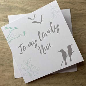Lovely Nan Birthday Card Poem, Amazing Nan Gift, Birthday Card Gran, Special Nan Birthday Card, Birthday Card Grandma