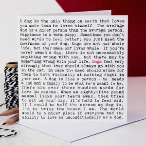 Dog Lover Card, Dog Sitter Thank You Card, Birthday Card for Dog Lover, Funny Dog Quotes, Card for Dog Groomer