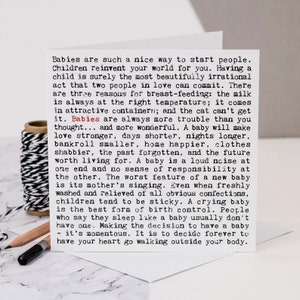 New Baby Card, Baby Shower Card, Congratulations Baby Card, New Parents, New Mom Card, Baby Quotes, Expecting a Baby Card