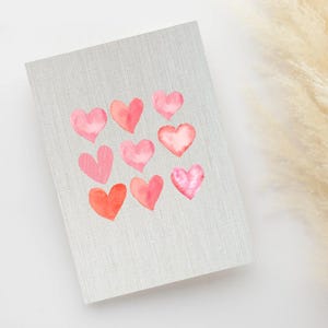Love You Heart Card, Wedding, Anniversary, Valentines Card, Engagement Gift, Girlfriend, Boyfriend, Fiancé, Husband, Wife