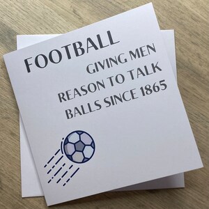 Football Card for Dad, Brother, Son, Son in Law, Brother in Law, Football Fan Card, Fathers Day Card