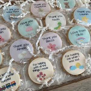 Nursery Thank You Personalised Biscuits Gift, Pre School Thank You Gift ...