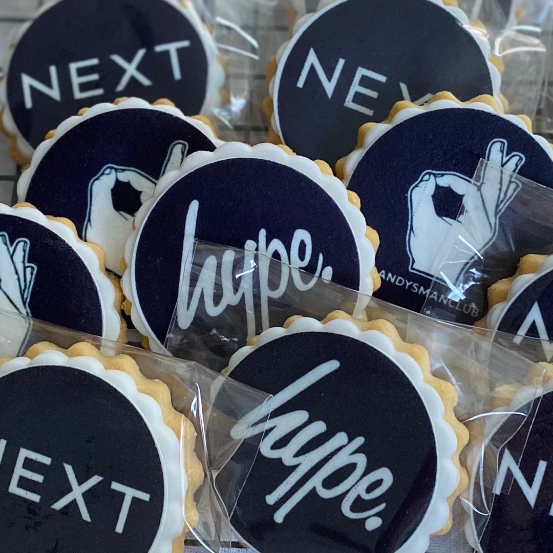 Branded Corporate Biscuits, Bespoke Iced Biscuits for Corporate Events