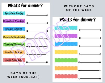 Boodschappenlijst afdrukbaar, maaltijdplanner afdrukbaar, boodschappenlijstje, boodschappen doen