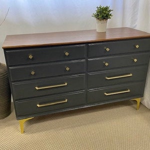 SOLD!!! - Solid Cherry Dresser by Kling