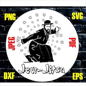Jew Jitsu clipart, svg, dxf, eps file, jew jitsu mem download, T-Shirt Jew Jitsu karate, png, pdf, cut file