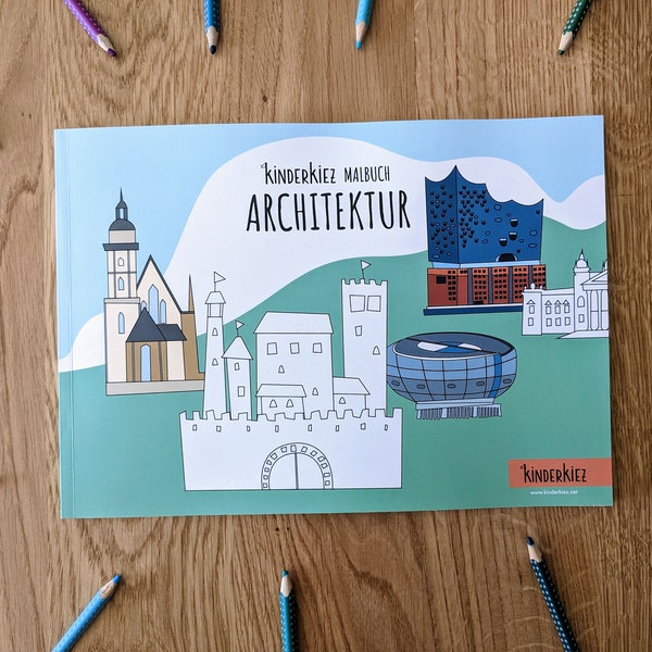 kinderkiez-Malbuch Architektur