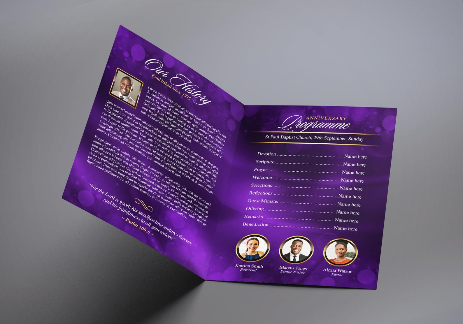 Church Anniversary Program | Pastor Appreciation Program | Pastoral ...