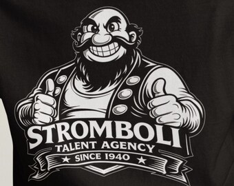 Stromboli Talent silbernes T-Shirt seit 1940 - Vintage Cartoon T-Shirt Geschenk für Pinocchio Fans - Klassische Literatur Bösewicht Alltagskleidung