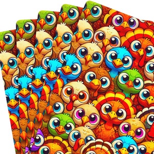 Juego de cartas de póquer con pavo de Acción de Gracias: divertido regalo para el día del juego para familiares y amigos con ilustraciones navideñas vibrantes. Cartas de póquer de ginebra en solitario de colores