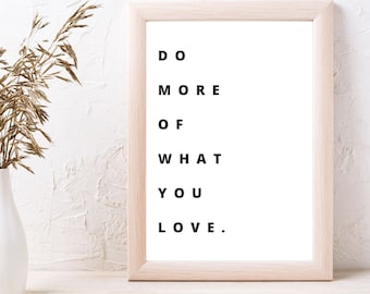 Love Printable, Word Art Printable, Wall Art Digital Download, Printable Word Art, Inspirational Wall Art