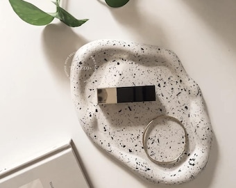 Terrazzo Cloud Oval Tray | Jesmonite | Cement | Concrete Gifts and Home Decor